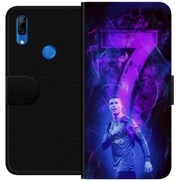 Huawei P Smart Z Tegnebogsetui Ronaldo 7 - Fodboldlegende i Handling for Fans