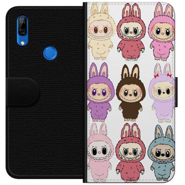 Huawei P Smart Z Lompakkokotelo Labubu Pink Monster - Popkulttuuri Kawaii-kosketuksella