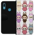 Pikkukuva 1 / 3: Huawei Y6 (2019) Lompakkokotelo Labubu Pink Monster - Popkulttuuri Kawaii-kosketuksella