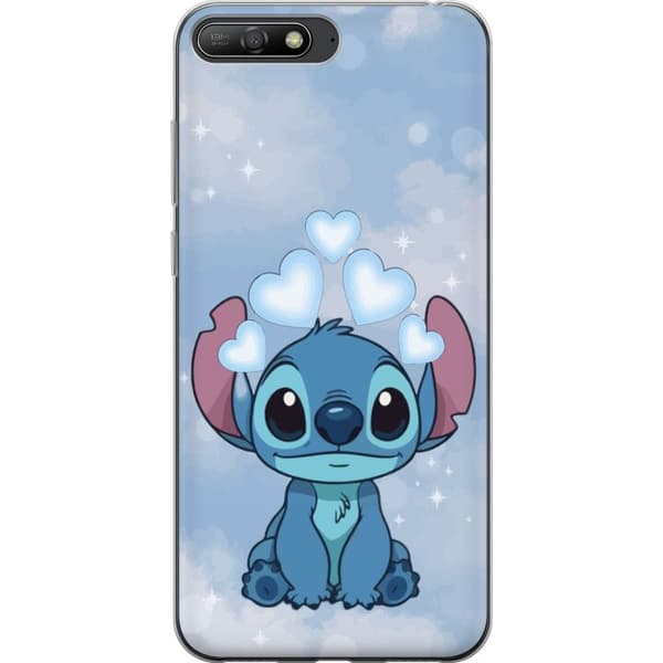 Huawei Y6 (2018) Läpinäkyvä kuori Stitch Hyppäävä Ilo - Hauska Suunnittelu Lahjalle