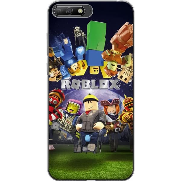 Huawei Y6 (2018) Gennemsigtig cover Roblox Verden - Gaming Eventyr for Børn og Unge