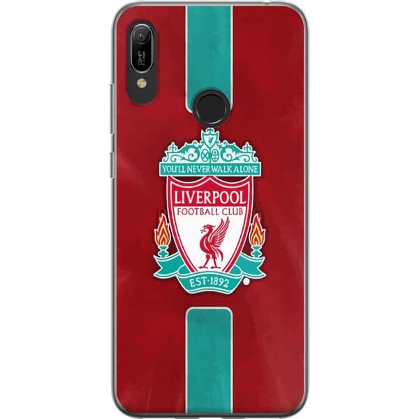 Huawei Y6 (2019) Gennemsigtig cover Liverpool FC - Klassisk Fodboldstolthed i Rødt