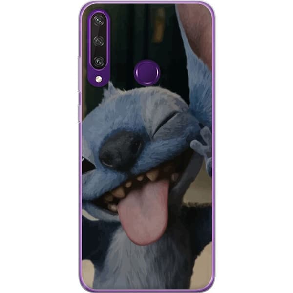 Huawei Y6p Genomskinligt Skal Stitch Söt Alien – Blå Favorit från Yttre Rymden