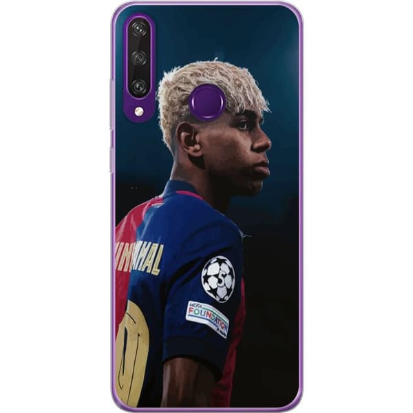 Huawei Y6p Genomskinligt Skal Lamine Yamal – Barcelonas Wonderkid i Fokus