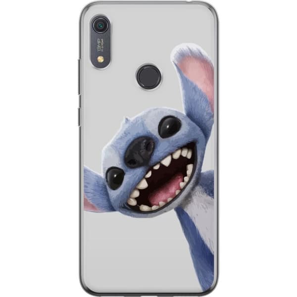 Huawei Y6s (2019) Läpinäkyvä kuori Stitch liikkeessä - Kawaii-suunnittelu faneille ja lapsille