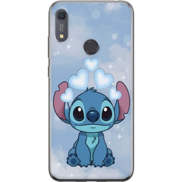 Huawei Y6s (2019) Gennemsigtig cover Stitch Hoppende Glæde - Sjovt Design til Gave