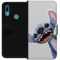 Pikkukuva 1 / 3: Huawei Y6 (2019) Lompakkokotelo Stitch liikkeessä - Kawaii-suunnittelu faneille ja lapsille
