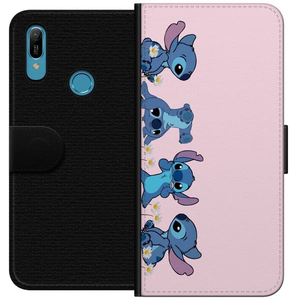 Huawei Y6 (2019) Lompakkokotelo Stitch Nauru & Leikki – Täydellinen puhelinkoteloihin tai julisteisiin