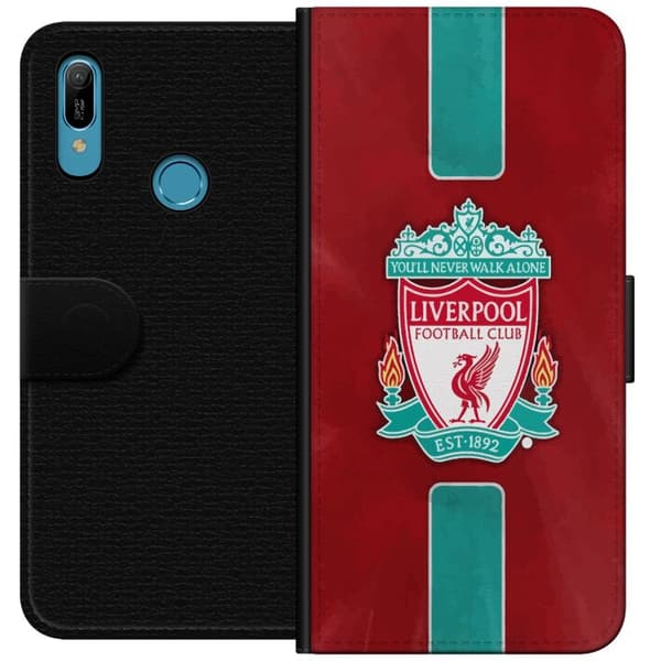 Huawei Y6 (2019) Lompakkokotelo Liverpool FC - Klassinen jalkapallourheilu Punaisena