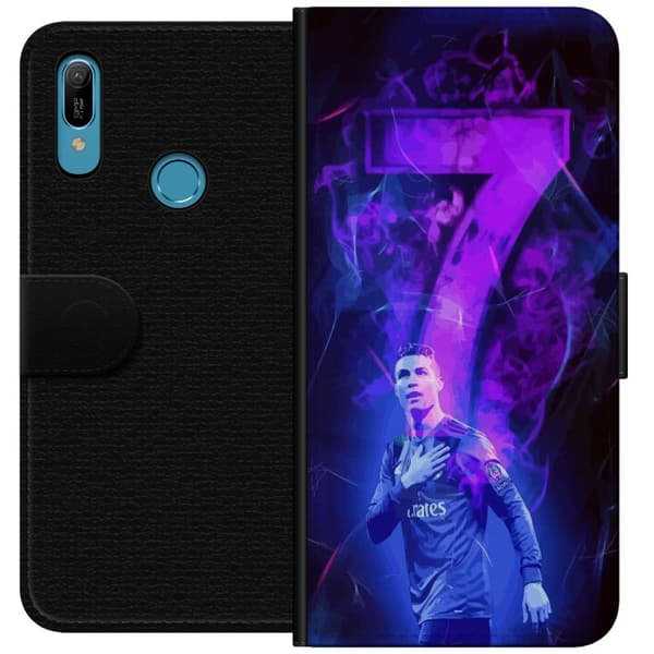 Huawei Y6 (2019) Tegnebogsetui Ronaldo 7 - Fodboldlegende i Handling for Fans