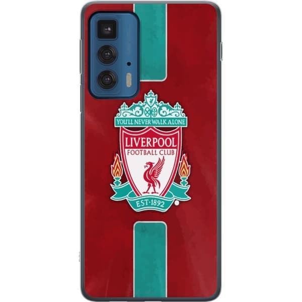 Motorola Edge 20 Pro Gjennomsiktig deksel Liverpool FC - Klassisk Fotballstolthet i Rødt