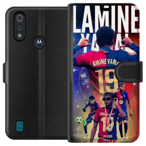 Motorola Moto E6i Lompakkokotelo Yamal Liikkeessä - Nuori Lahjakkuus Maailmanlaajuisella Tasolla