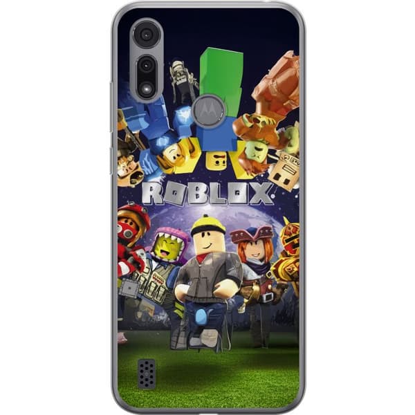 Motorola Moto E6i Gennemsigtig cover Roblox Verden - Gaming Eventyr for Børn og Unge