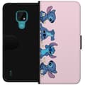 Pikkukuva 1 / 3: Motorola Moto E7 Lompakkokotelo  Stitch Nauru & Leikki – Täydellinen puhelinkoteloihin tai julisteisiin