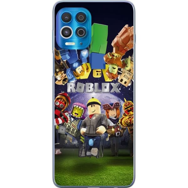 Motorola Edge S Gennemsigtig cover Roblox Verden - Gaming Eventyr for Børn og Unge