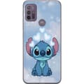 Miniatyrbild 1 av 3: Motorola Moto G10 Genomskinligt Skal Stitch Hoppande Glädje – Rolig Design för Present