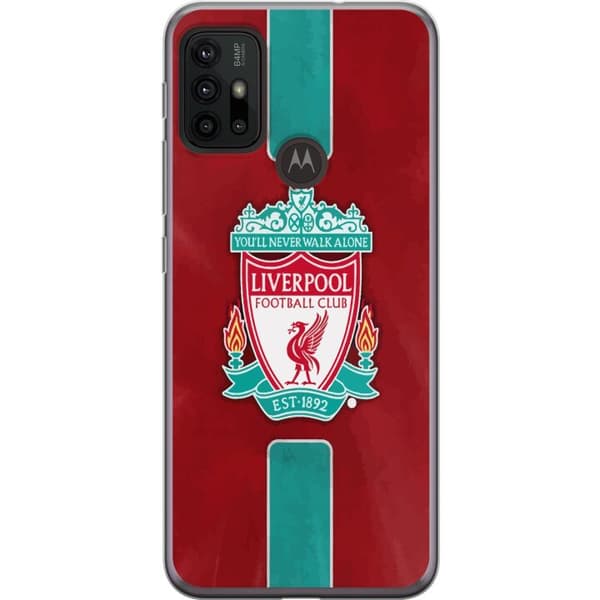 Motorola Moto G30 Genomskinligt Skal Liverpool FC – Klassisk Fotbollsstolthet i Rött