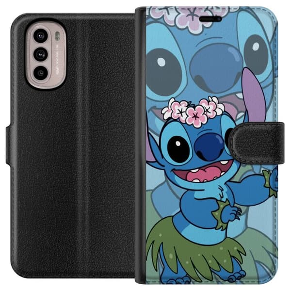 Motorola Moto G41 Plånboksfodral Stitch under Stjärnorna – Magisk Anime-stil