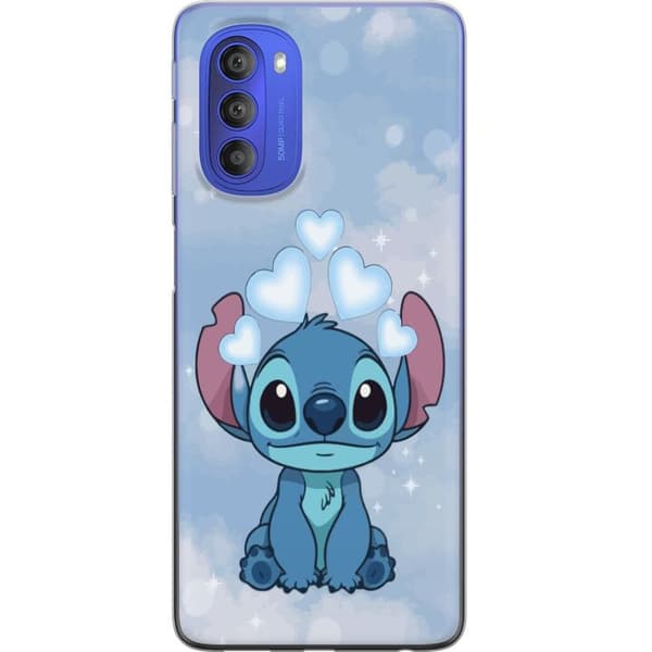 Motorola Moto G51 5G Gjennomsiktig deksel Stitch Hoppande Gled - Morsomt Design for Gave
