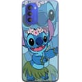 Miniatyrbillede 1 af 3: Motorola Moto G51 5G Gennemsigtig cover Stitch under Stjernerne - Magisk Anime-stil