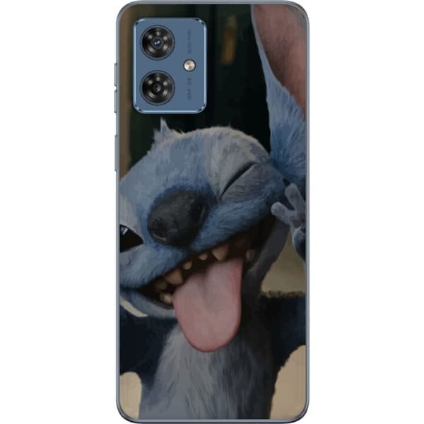 Motorola Moto G54 Läpinäkyvä kuori Stitch Söpö Alien - Sininen Suosikki Ulkoavaruudesta