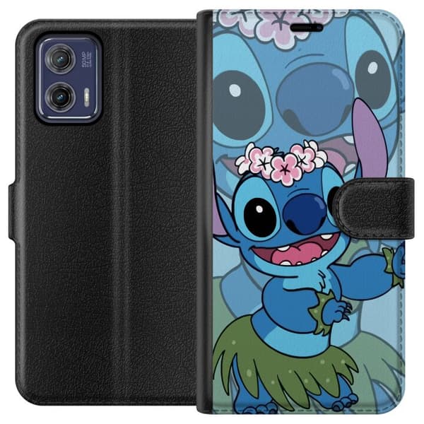 Motorola Moto G73 Plånboksfodral Stitch under Stjärnorna – Magisk Anime-stil