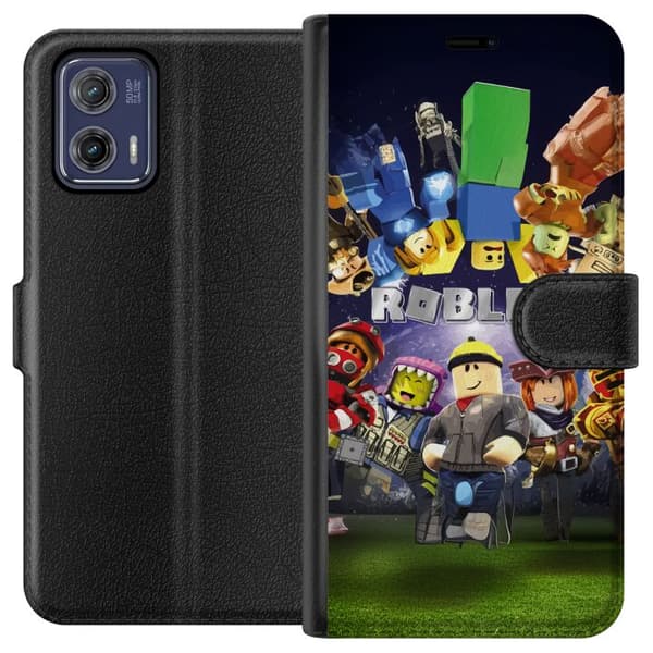 Motorola Moto G73 Tegnebogsetui Roblox Verden - Gaming Eventyr for Børn og Unge