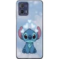 Miniatyrbild 1 av 3: Motorola Moto G73 Genomskinligt Skal Stitch Hoppande Glädje – Rolig Design för Present