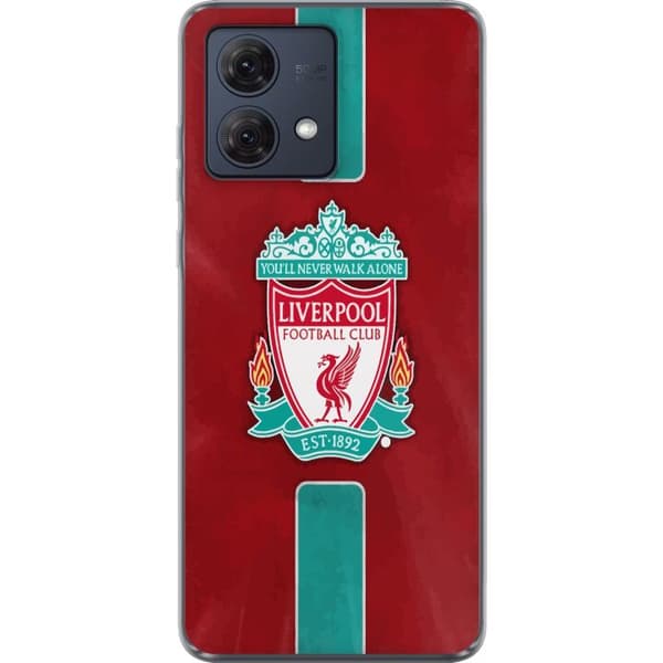 Motorola Moto G84 Gjennomsiktig deksel Liverpool FC - Klassisk Fotballstolthet i Rødt