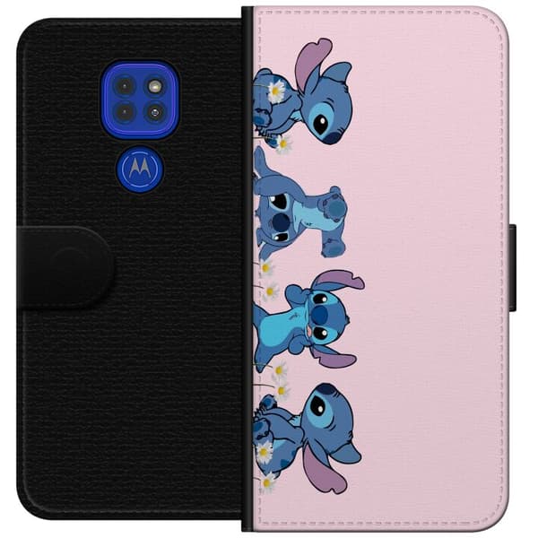 Motorola Moto G9 Play Lompakkokotelo Stitch Nauru & Leikki – Täydellinen puhelinkoteloihin tai julisteisiin