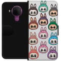 Miniatyrbilde 1 av 3: Nokia 5.4 Lommeboketui Labubu Macaron Monster - Søt Samlefigur med Stil