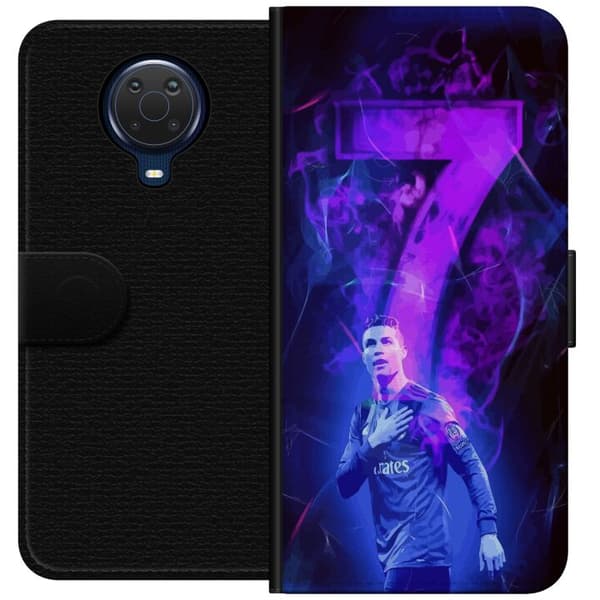 Nokia G20 Lommeboketui Ronaldo 7 - Fotballlegenden i Aksjon for Fans