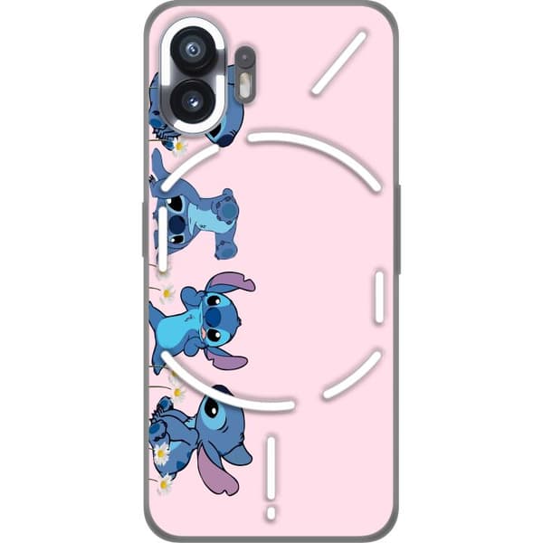 Nothing Phone (2) Läpinäkyvä kuori Stitch Nauru & Leikki – Täydellinen puhelinkoteloihin tai julisteisiin