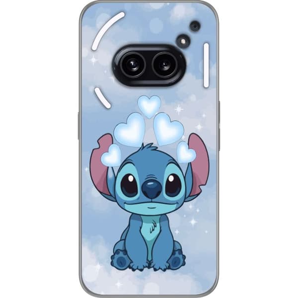 Nothing Phone (2a) Gjennomsiktig deksel Stitch Hoppande Gled - Morsomt Design for Gave