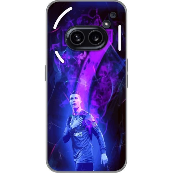 Nothing Phone (2a) Plus Gennemsigtig cover Ronaldo 7 - Fodboldlegende i Handling for Fans