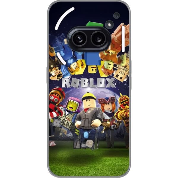 Nothing Phone (2a) Plus Gennemsigtig cover Roblox Verden - Gaming Eventyr for Børn og Unge