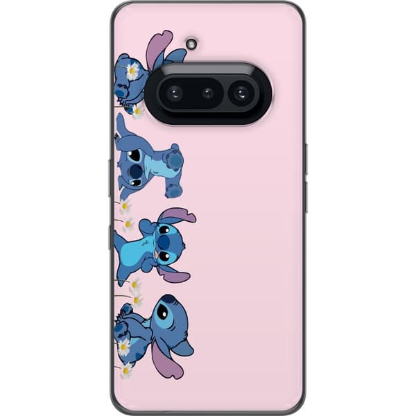 Nothing Phone (3a) Gjennomsiktig deksel Stitch Ler & Leker – Perfekt for Mobildeksler eller Postere