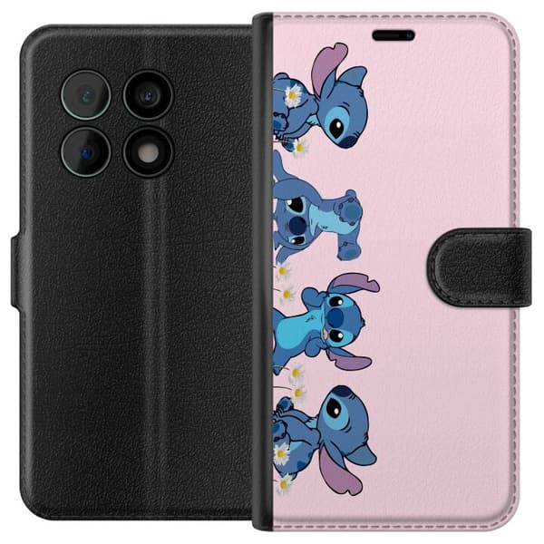 OnePlus 10 Pro Tegnebogsetui  Stitch Grin & Leg – Perfekt til Telefoncovers eller Plakater