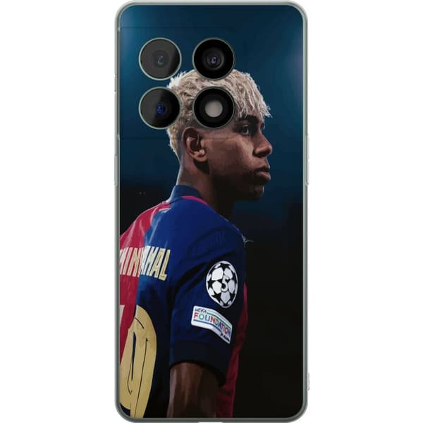 OnePlus 10 Pro Läpinäkyvä kuori Lamine Yamal - Barcelonan ihmelapsi fokuksessa
