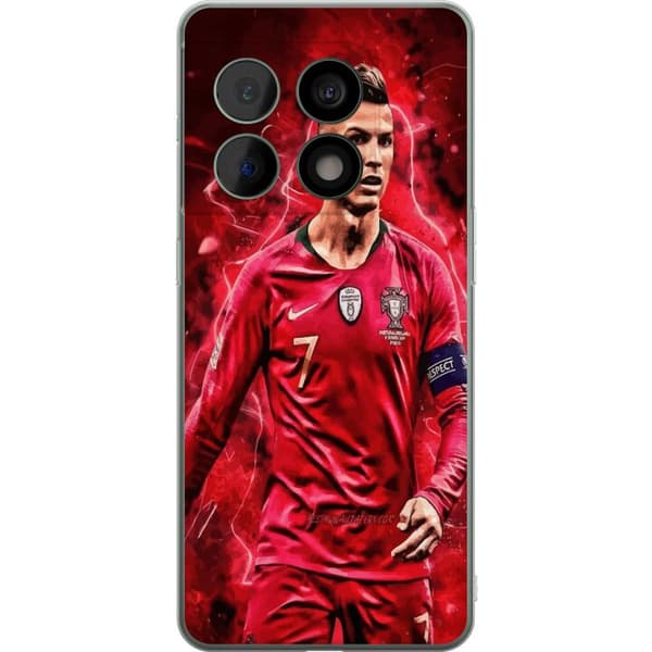 OnePlus 10 Pro Gennemsigtig cover Ronaldo Færdigheder - CR7 Design for Ægte Fans