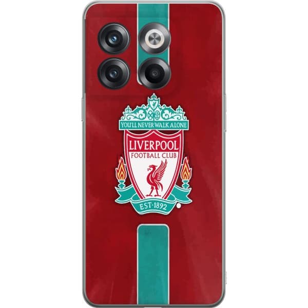 OnePlus 10T Gjennomsiktig deksel Liverpool FC - Klassisk Fotballstolthet i Rødt