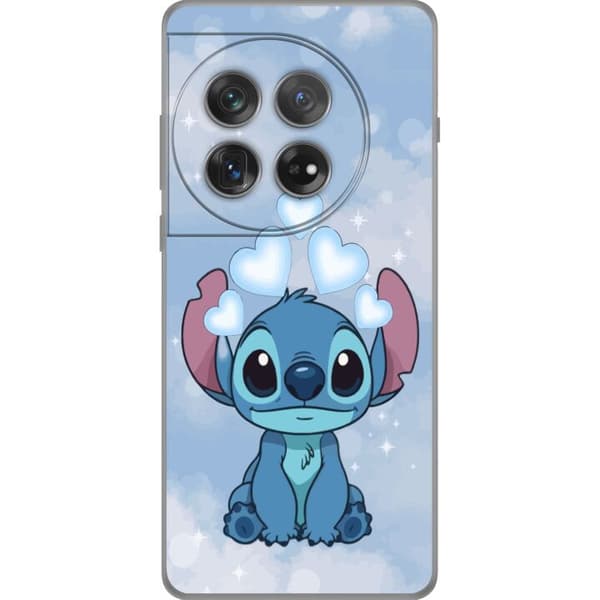 OnePlus 12 Läpinäkyvä kuori Stitch Hyppäävä Ilo - Hauska Suunnittelu Lahjalle