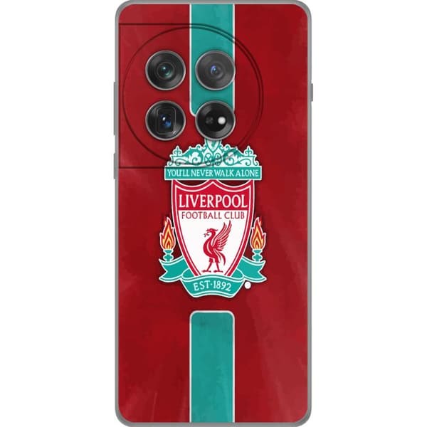 OnePlus 12 Gjennomsiktig deksel Liverpool FC - Klassisk Fotballstolthet i Rødt
