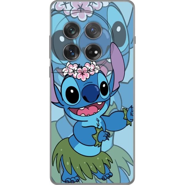 OnePlus 12 Gjennomsiktig deksel Stitch under stjernene - Magisk Anime-stil