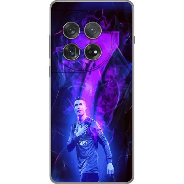 OnePlus 12 Gjennomsiktig deksel Ronaldo 7 - Fotballlegenden i Aksjon for Fans