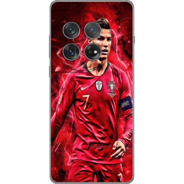 OnePlus 12 Läpinäkyvä kuori Ronaldon Taidot - CR7 Suunnittelu Aidolle Kannattajalle