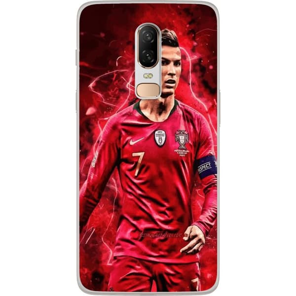 OnePlus 6 Gjennomsiktig deksel Ronaldo Ferdigheter - CR7 Design for Ekte Supportere