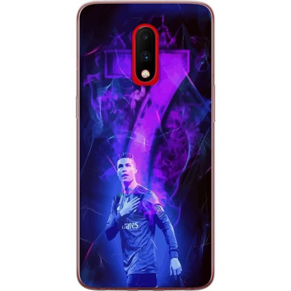 OnePlus 7 Gjennomsiktig deksel Ronaldo 7 - Fotballlegenden i Aksjon for Fans