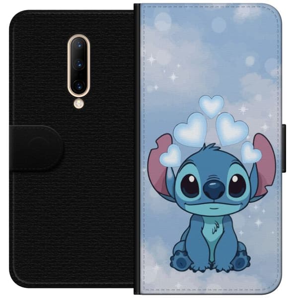 OnePlus 7 Pro Tegnebogsetui Stitch Hoppende Glæde - Sjovt Design til Gave