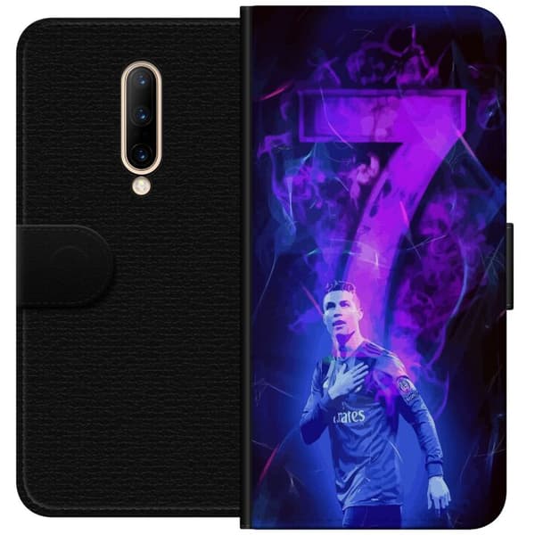 OnePlus 7 Pro Lommeboketui Ronaldo 7 - Fotballlegenden i Aksjon for Fans